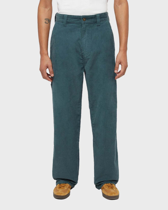 Dickies Corduroy Carpenter Lange Broek Groen