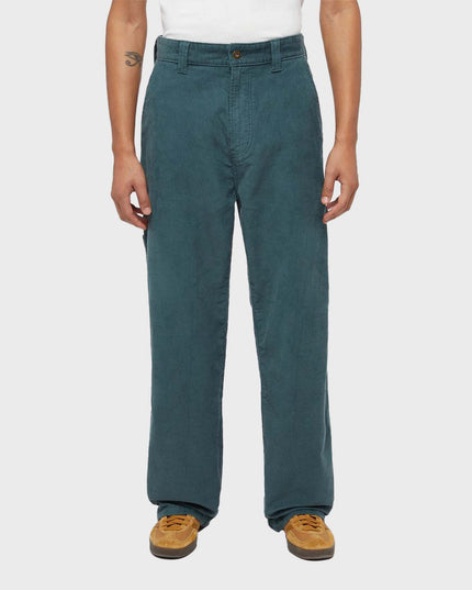 Dickies Corduroy Carpenter Lange Broek Groen