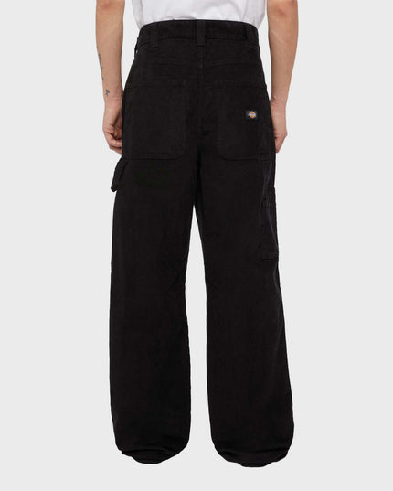 Dickies Pantalon Long Carpenter En Velours Côtelé Noir
