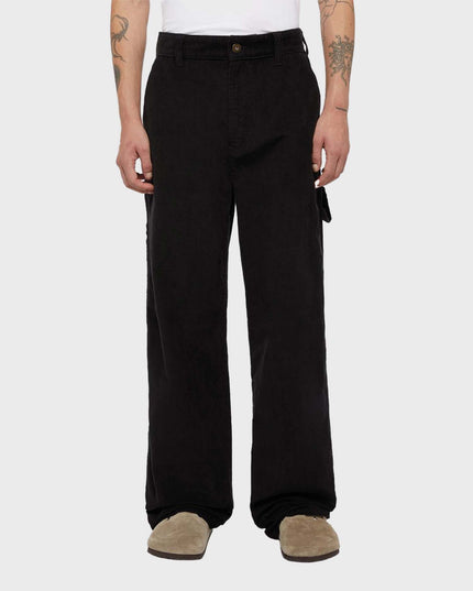 Dickies Pantalon Long Carpenter En Velours Côtelé Noir