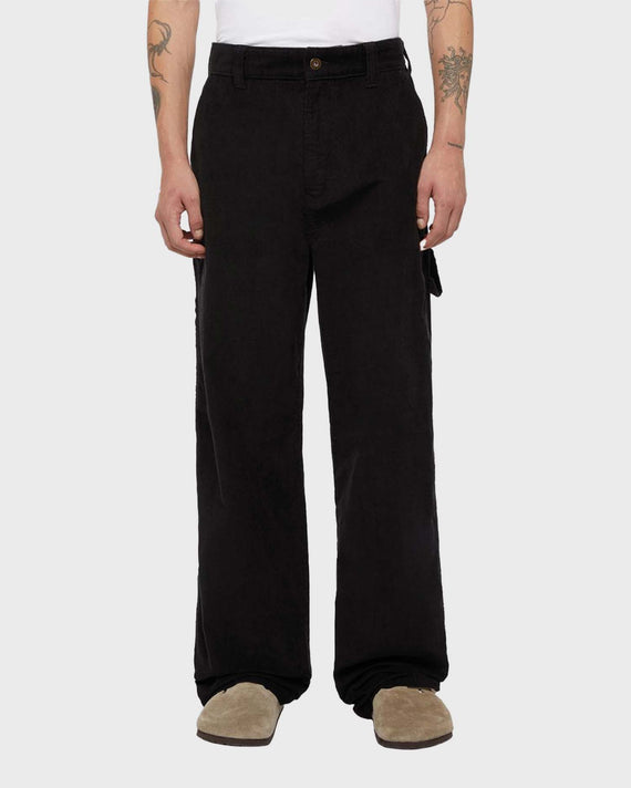 Dickies Corduroy Carpenter Lange Broek Zwart