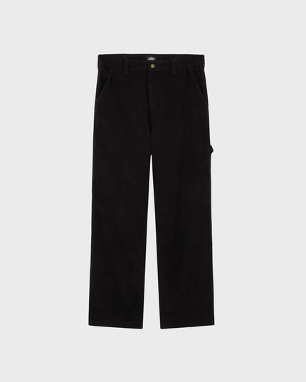 Dickies Pantalon Long Carpenter En Velours Côtelé Noir