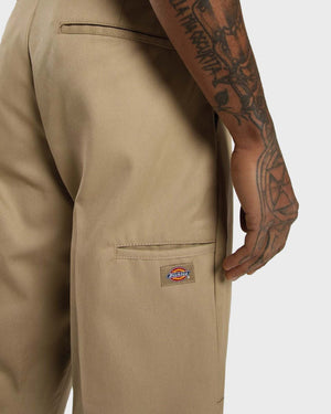 Double Knee Worker Broek Beige
