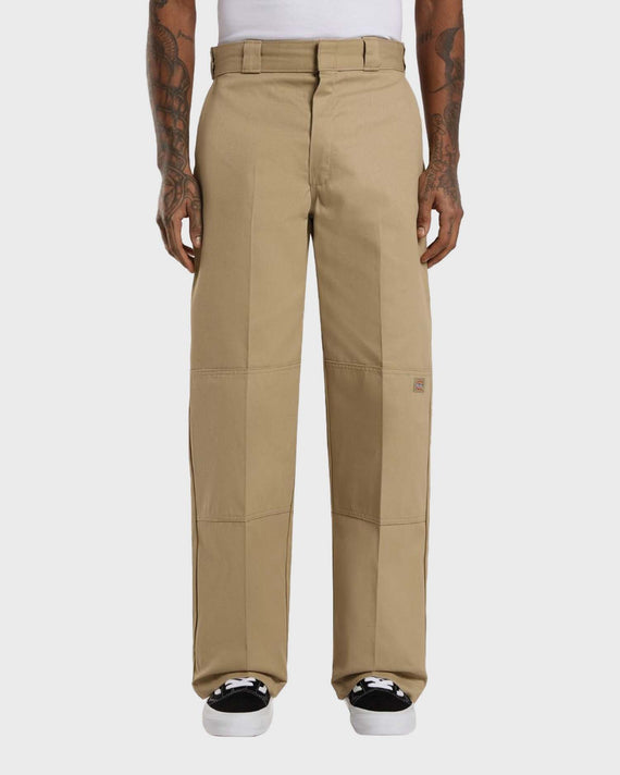 Double Knee Worker Broek Beige