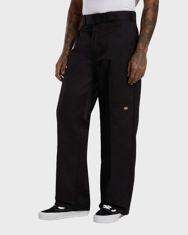 Double Knee Worker Broek Black