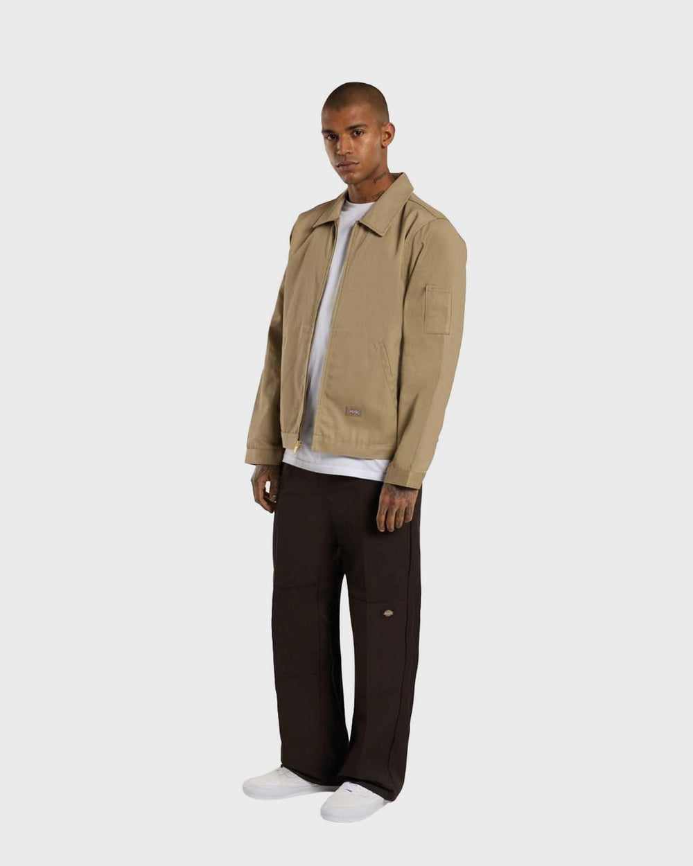 Double Knee Worker Broek Dark Brown