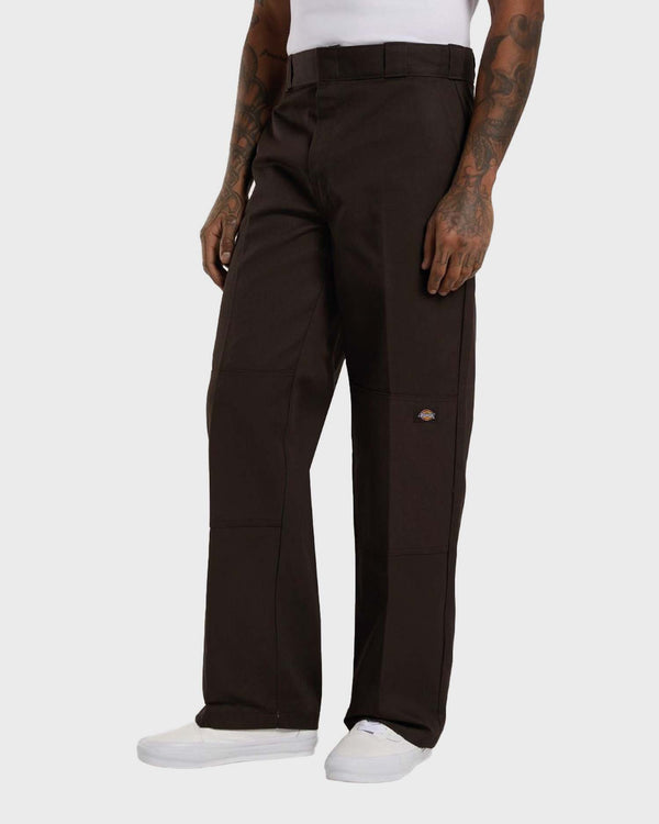 Double Knee Worker Broek Dark Brown