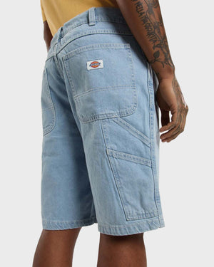Dickies Garyville Denim Short Lichtblauw