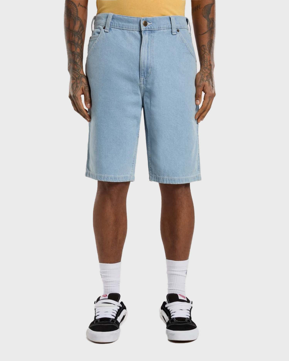 Dickies Garyville Denim Short Lichtblauw