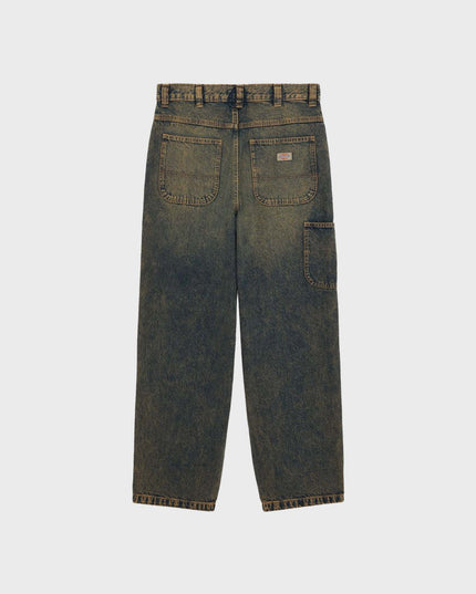 Madison Denim Baggy Jeans Overdye Brown Wash