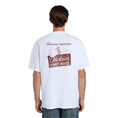 Dickies Donut House T-shirt Wit