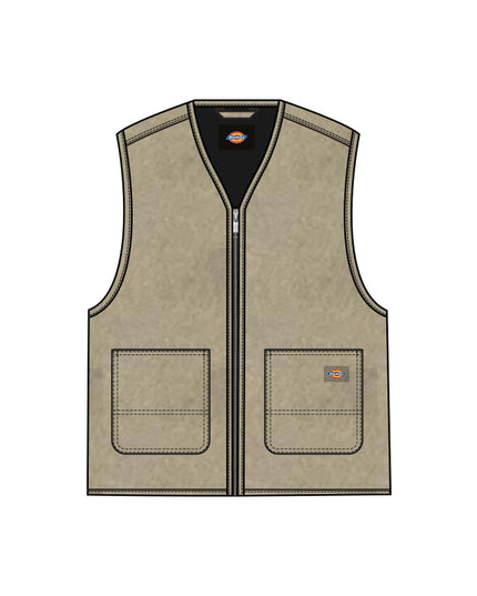 Dickies Canvas Summer Vest Desert Sand