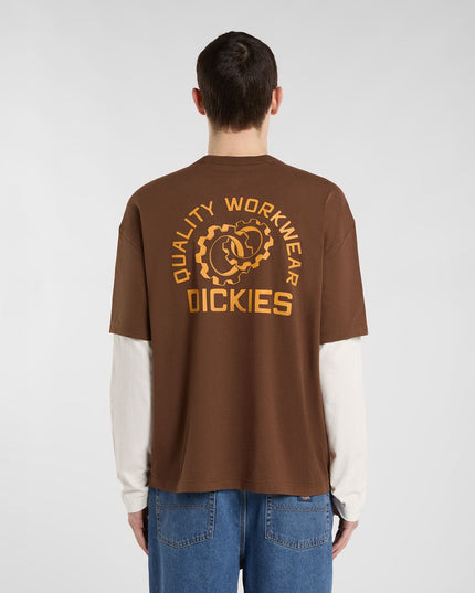 Dickies Payson Layered T-shirt Braun