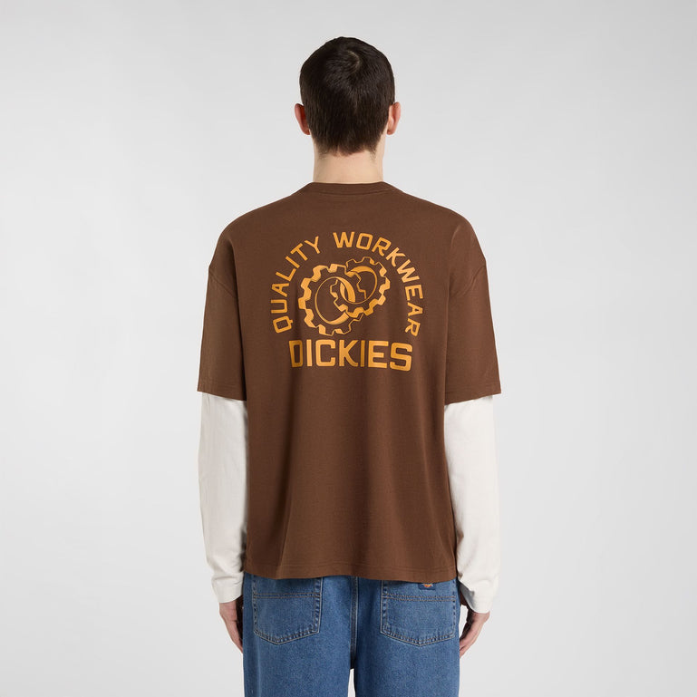 Dickies Payson Layered T-shirt Brown