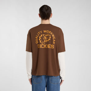 Dickies Payson Layered T-shirt Braun