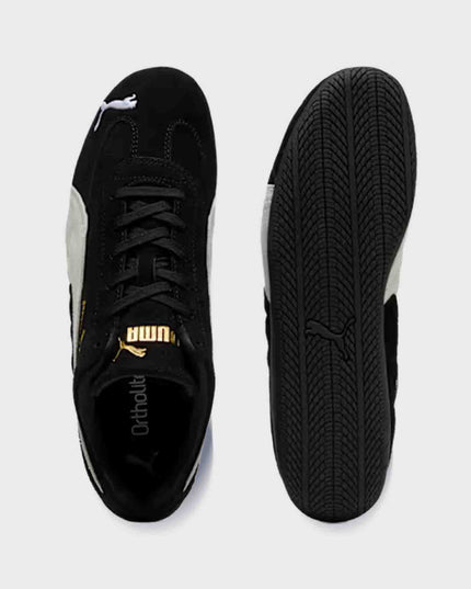 De Puma Speedcat OG Zwart Wit boven en zool
