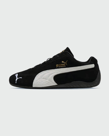 De Puma Speedcat OG Zwart Wit links