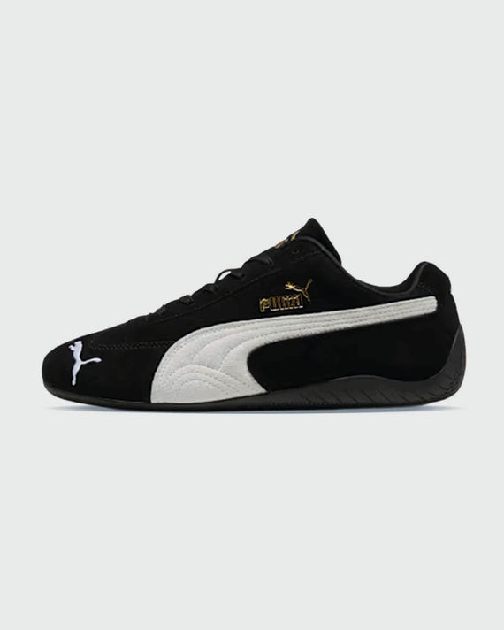 De Puma Speedcat OG Zwart Wit links