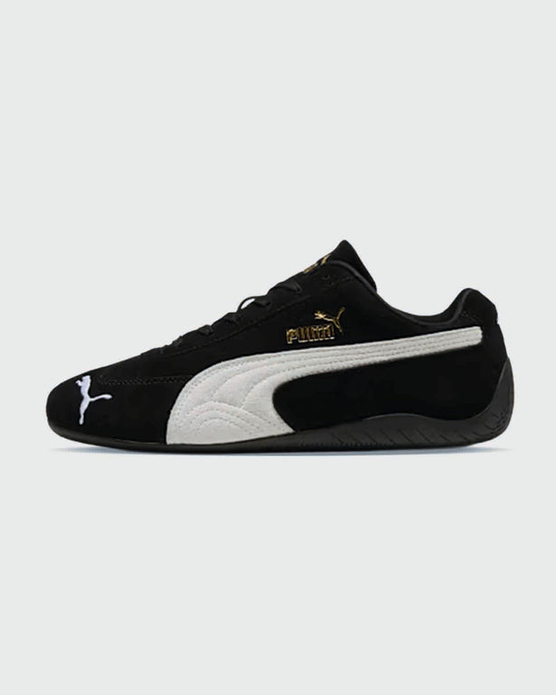 De Puma Speedcat OG Zwart Wit links