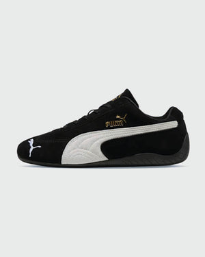 De Puma Speedcat OG Zwart Wit links