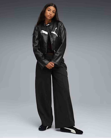 De Puma Speedcat OG Zwart Wit verreaanzicht