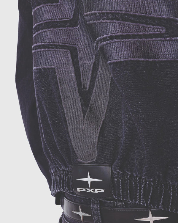 Detail foto Project X Paris Denim Vest Donkerblauw