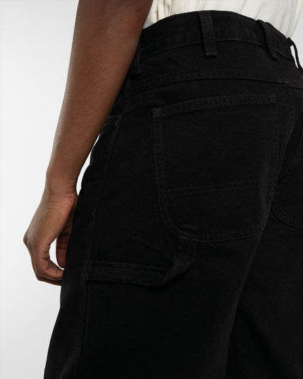 Dickies 998 Baggy Barrel Carpenter Lange Broek Zwart achterkant 