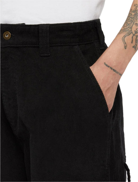 Dickies Corduroy Carpenter Lange Broek Zwart