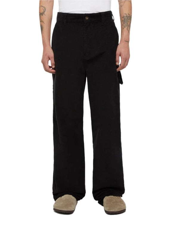 Dickies Pantalon Long Carpenter En Velours Côtelé Noir