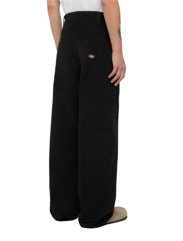 Dickies Pantalon Long Carpenter En Velours Côtelé Noir