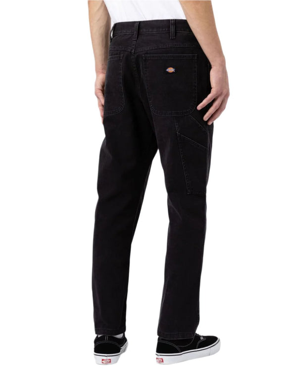 Dickies Duck  Carpenter Lange Broek Zwart Achterkant model