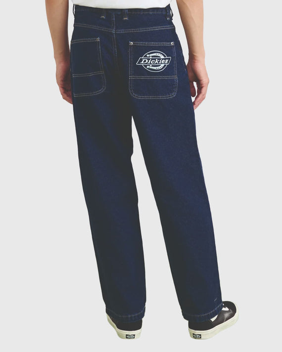 Dickies Hilham Denim Donkerblauw  achteraanzicht