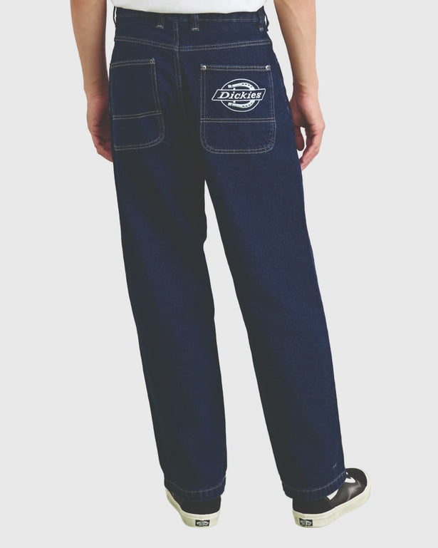 Dickies Hilham Denim Donkerblauw  achteraanzicht