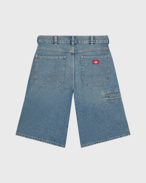 Dickies Loose Short J Khaki Blauw achterkant logo dickies