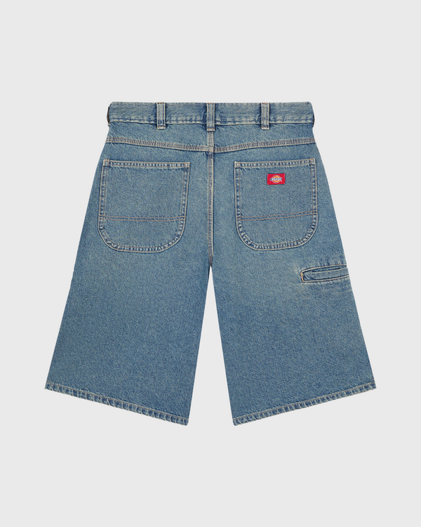 Dickies Loose Short J Khaki Blauw achterkant logo dickies