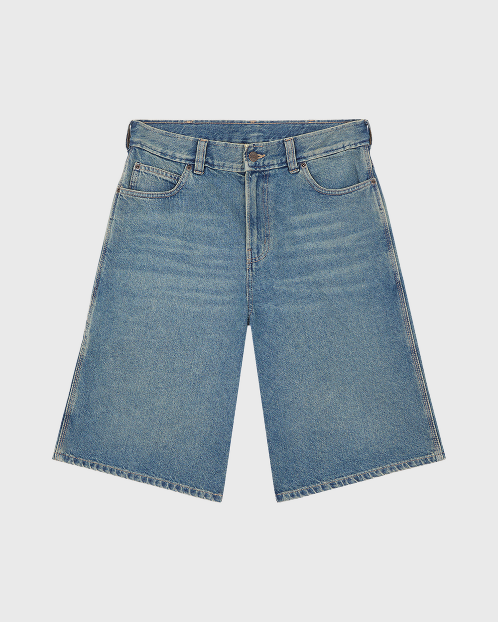 Dickies Loose Short J Khaki Blauw vooraanzicht los 