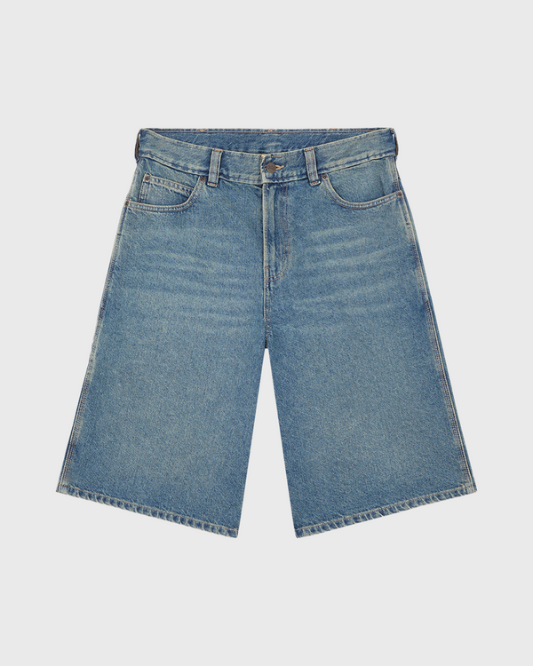 Dickies Loose Short J Khaki Blauw vooraanzicht los 