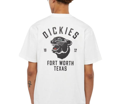 Dickies Panther Kurzarm-T-Shirt Weiß