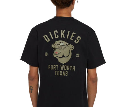 Dickies Panther Kurzarm-T-Shirt Schwarz