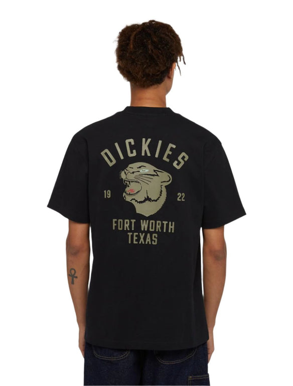 Dickies Panther Kurzarm-T-Shirt Schwarz