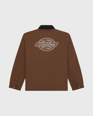 Dickies Union Barn Jacket Bruin achteraanzicht rug 