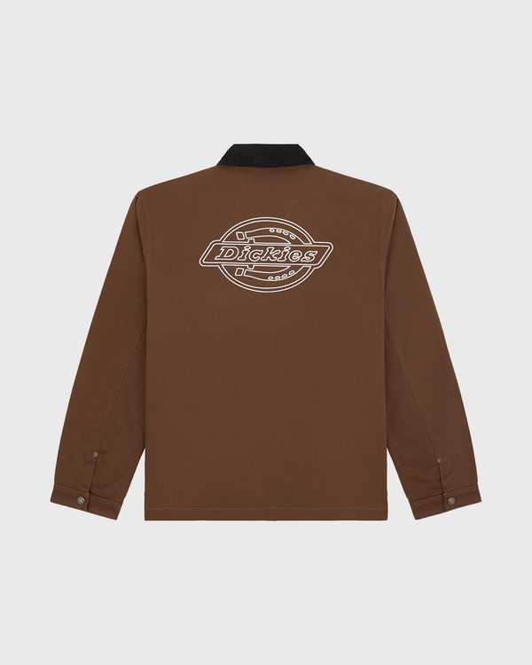 Dickies Union Barn Jacket Bruin achteraanzicht rug 