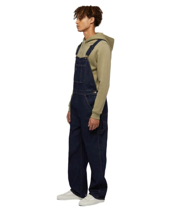 Dickies_Classic_Denim_Tuinbroek_Donkerblauw_Zijaanzicht