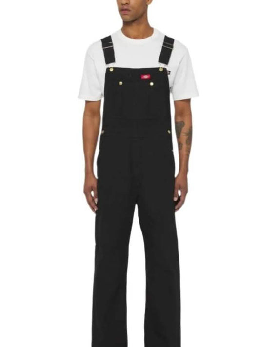 Dickies_Classic_Denim_Tuinbroek_Zwart_voorkant