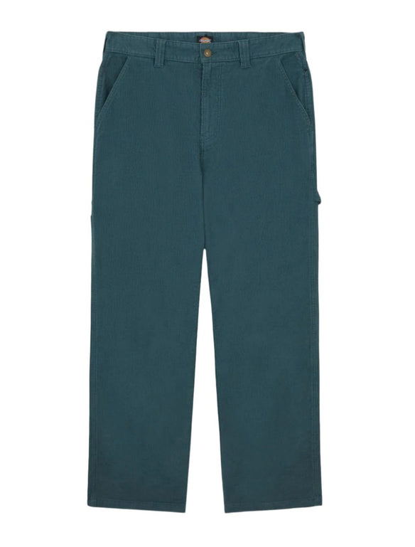 Dickies_Corduroy_Carpenter_Lange_Broek_Groen_product_voorkant