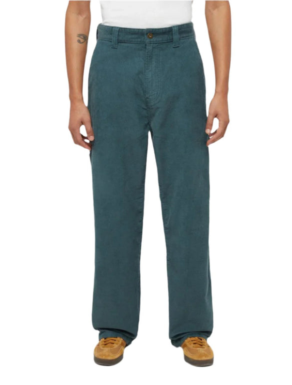 Dickies Corduroy Carpenter Lange Broek Groen