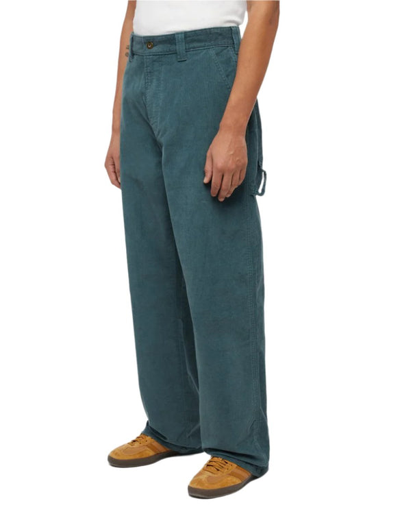 Dickies Corduroy Carpenter Lange Broek Groen