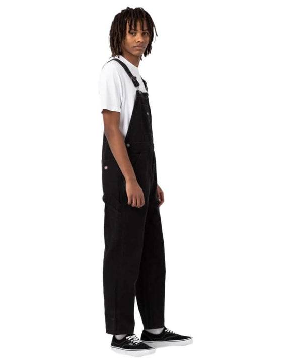 Dickies_Duck_Canvas_Classic_Tuinbroek_Zwart_Voorkant