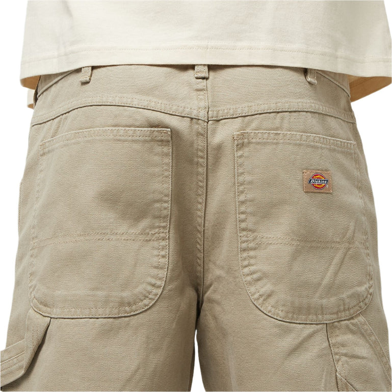 Dickies Duck Carpenter Lange Broek Beige Detail achterkant