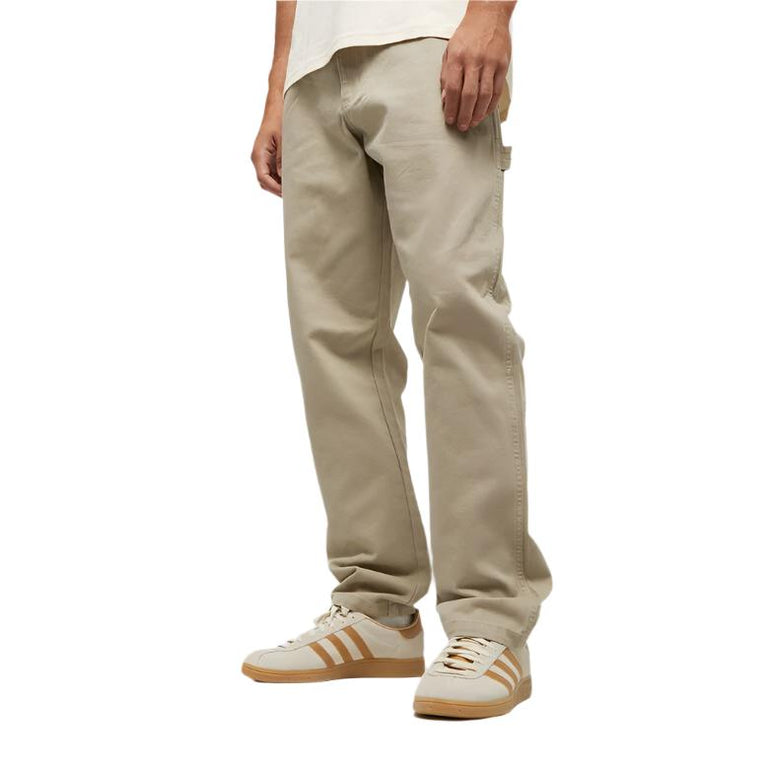 Dickies Duck Carpenter Lange Broek Beige model voorkant